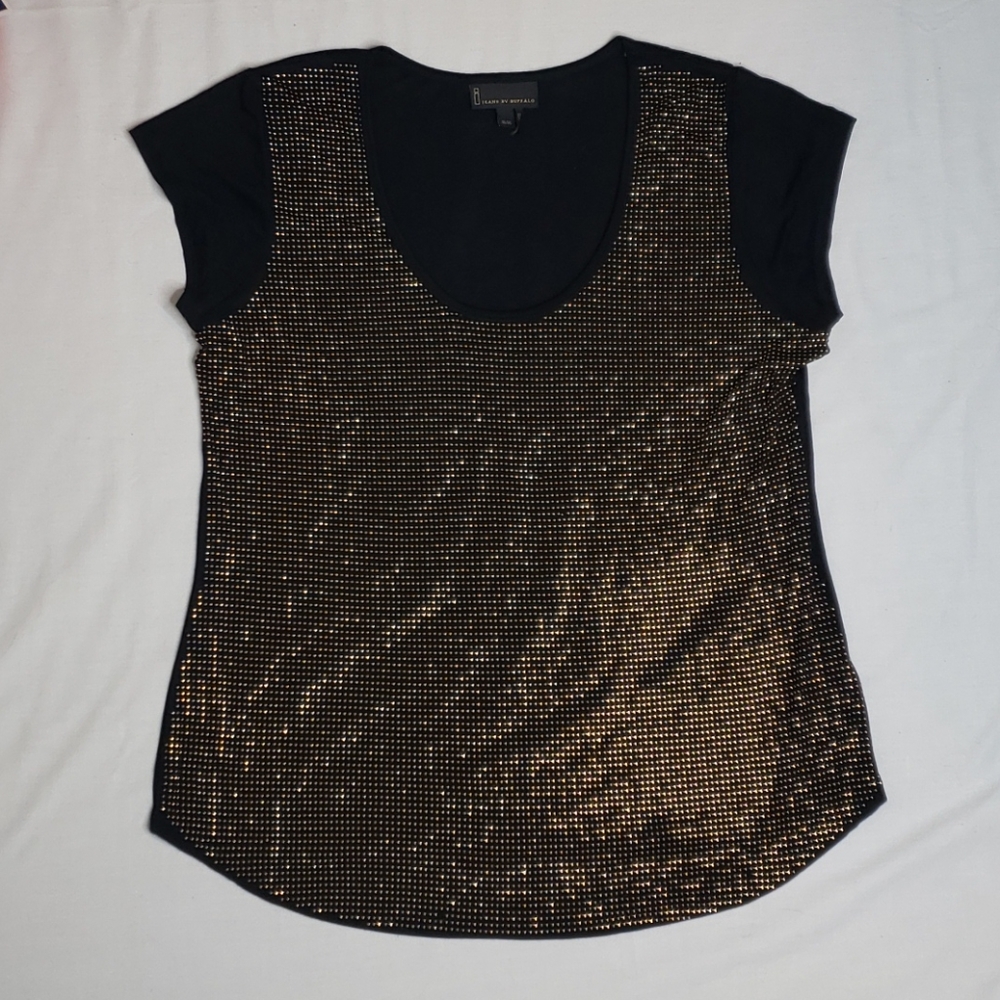 NWOT Black Studded iJeans by Buffalo Tee